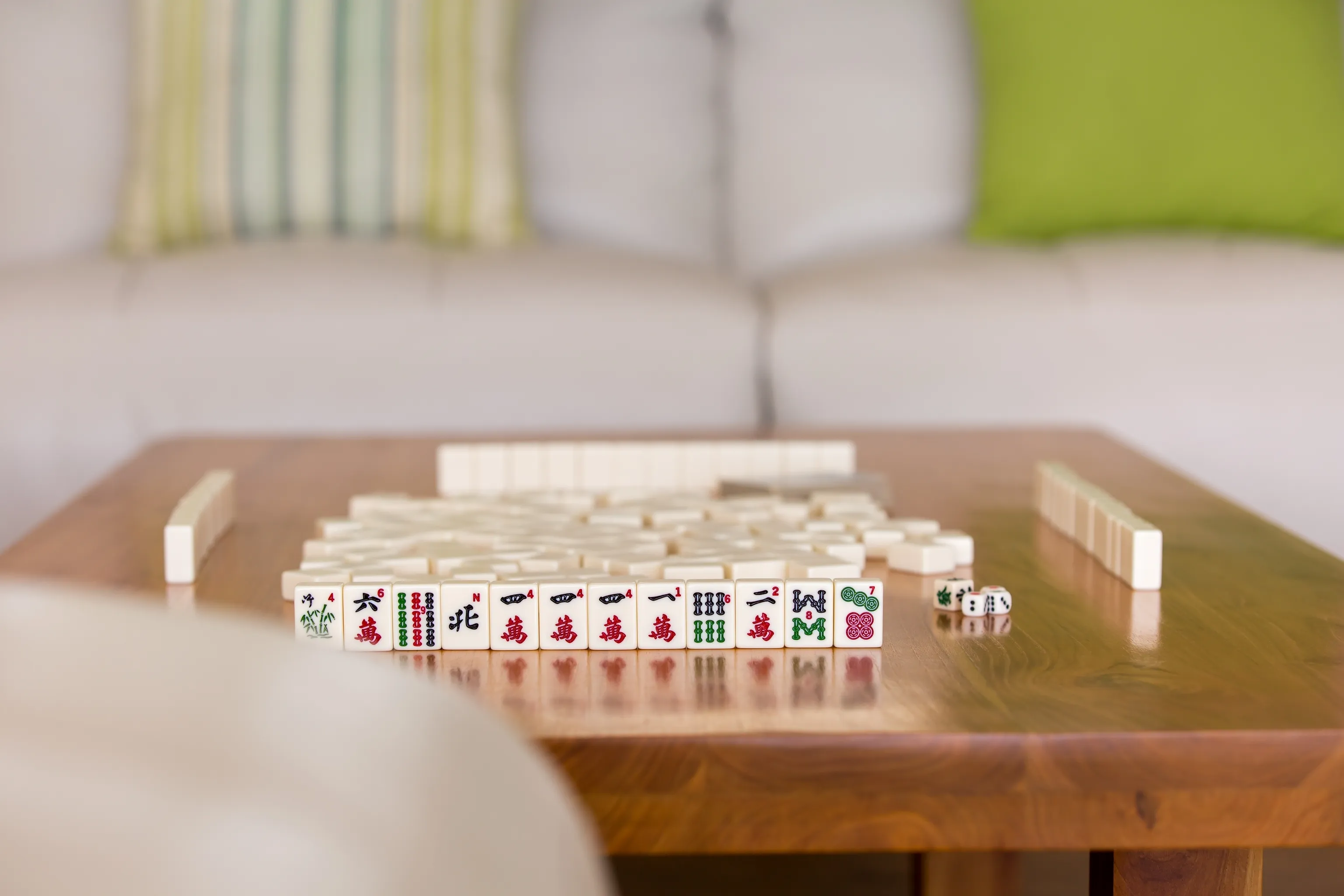 Mahjong set (available from the Library)