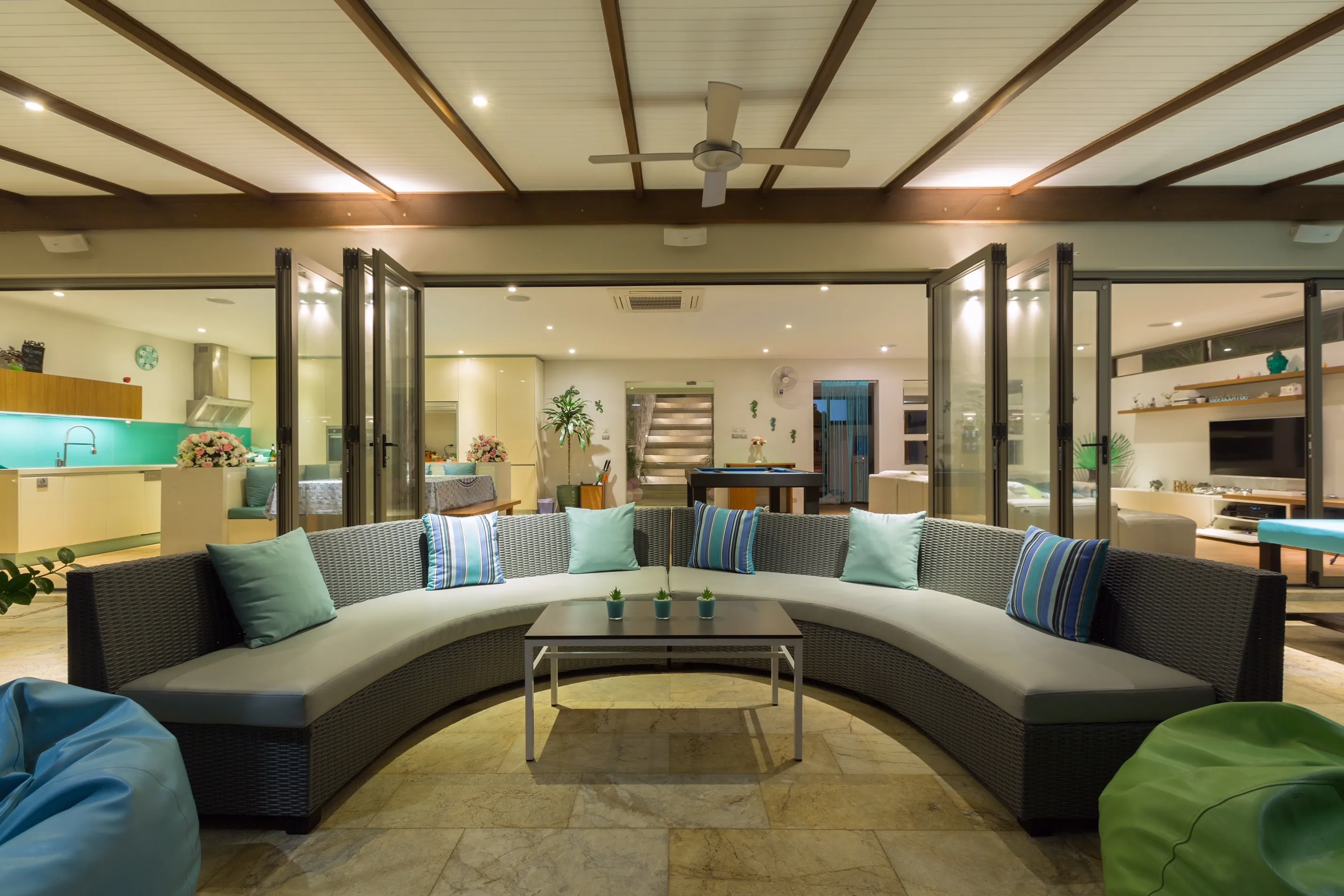 Outside seating area